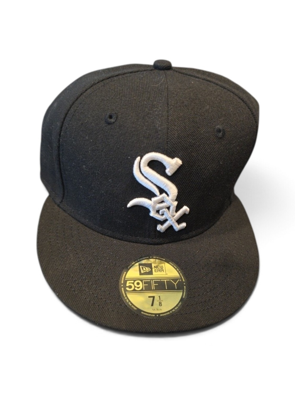 New Era Black and White Chicago White Sox Fitted 59FIFTY Hat